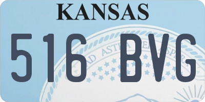 KS license plate 516BVG