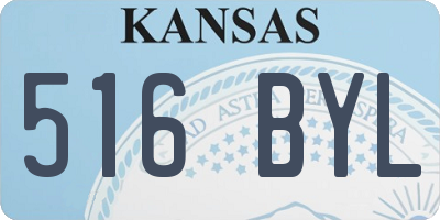 KS license plate 516BYL