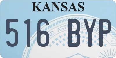 KS license plate 516BYP
