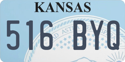 KS license plate 516BYQ