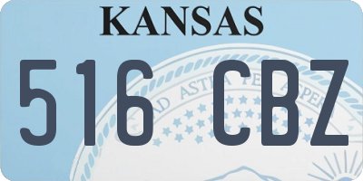 KS license plate 516CBZ