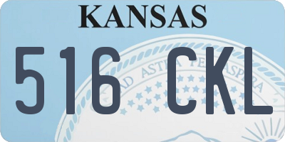 KS license plate 516CKL