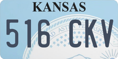 KS license plate 516CKV