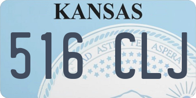 KS license plate 516CLJ