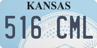 KS license plate 516CML