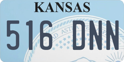 KS license plate 516DNN