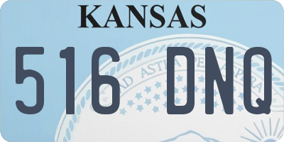 KS license plate 516DNQ