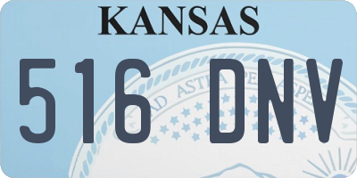KS license plate 516DNV