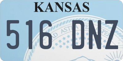 KS license plate 516DNZ