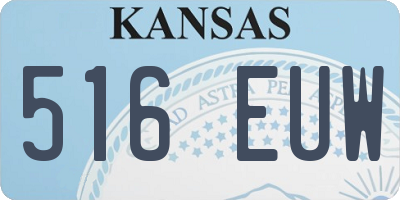 KS license plate 516EUW