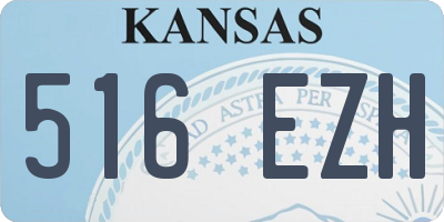 KS license plate 516EZH