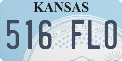 KS license plate 516FLO