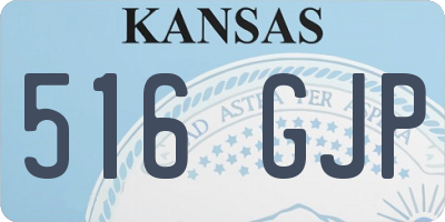 KS license plate 516GJP