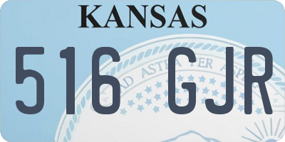 KS license plate 516GJR