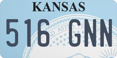 KS license plate 516GNN
