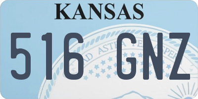 KS license plate 516GNZ