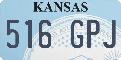 KS license plate 516GPJ