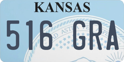 KS license plate 516GRA