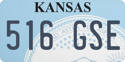 KS license plate 516GSE