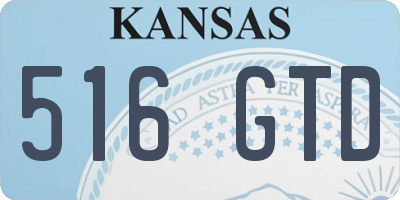 KS license plate 516GTD