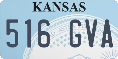 KS license plate 516GVA