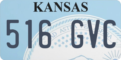 KS license plate 516GVC