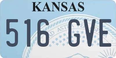 KS license plate 516GVE