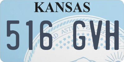 KS license plate 516GVH