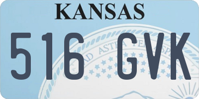 KS license plate 516GVK