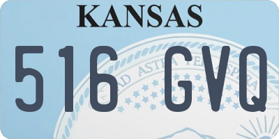 KS license plate 516GVQ