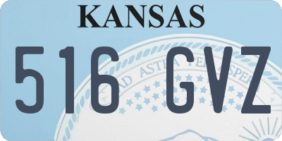 KS license plate 516GVZ