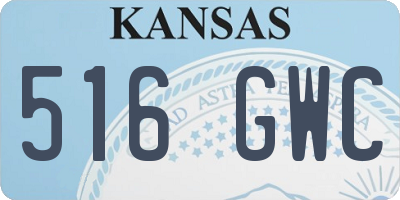 KS license plate 516GWC