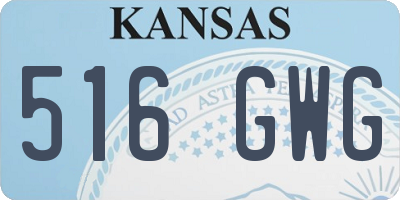 KS license plate 516GWG