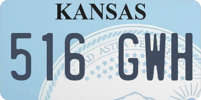 KS license plate 516GWH