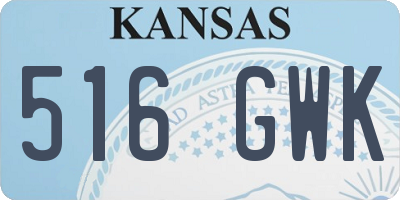 KS license plate 516GWK