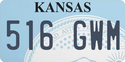 KS license plate 516GWM