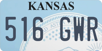 KS license plate 516GWR
