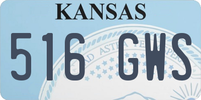 KS license plate 516GWS