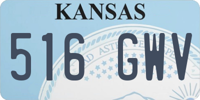 KS license plate 516GWV