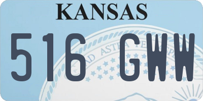KS license plate 516GWW