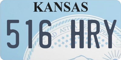 KS license plate 516HRY