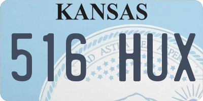 KS license plate 516HUX