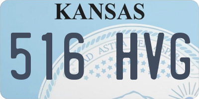 KS license plate 516HVG