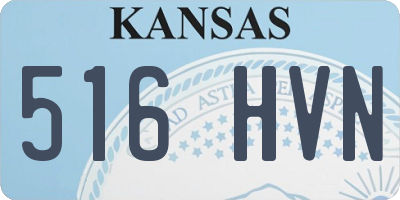 KS license plate 516HVN