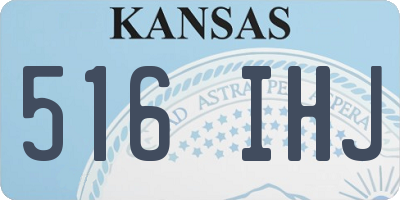 KS license plate 516IHJ