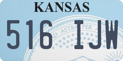 KS license plate 516IJW