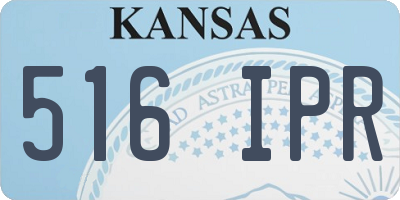 KS license plate 516IPR