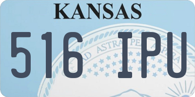 KS license plate 516IPU