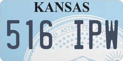 KS license plate 516IPW