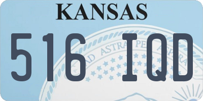 KS license plate 516IQD